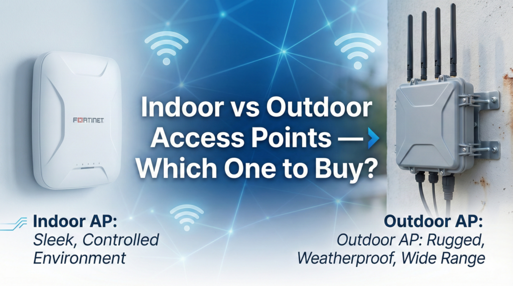 Indoor vs Outdoor Access Points — Which Fortinet AP Should You Buy?