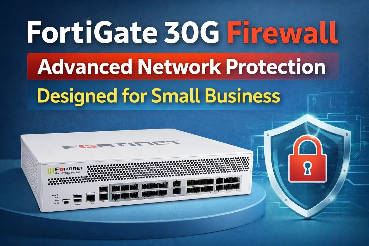 Why Small Businesses Choose FortiGate 30G Firewall for Advanced Network Security