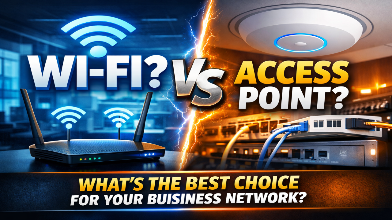 Difference Between WiFi and Access Point (AP) Complete Guide for Business Networks